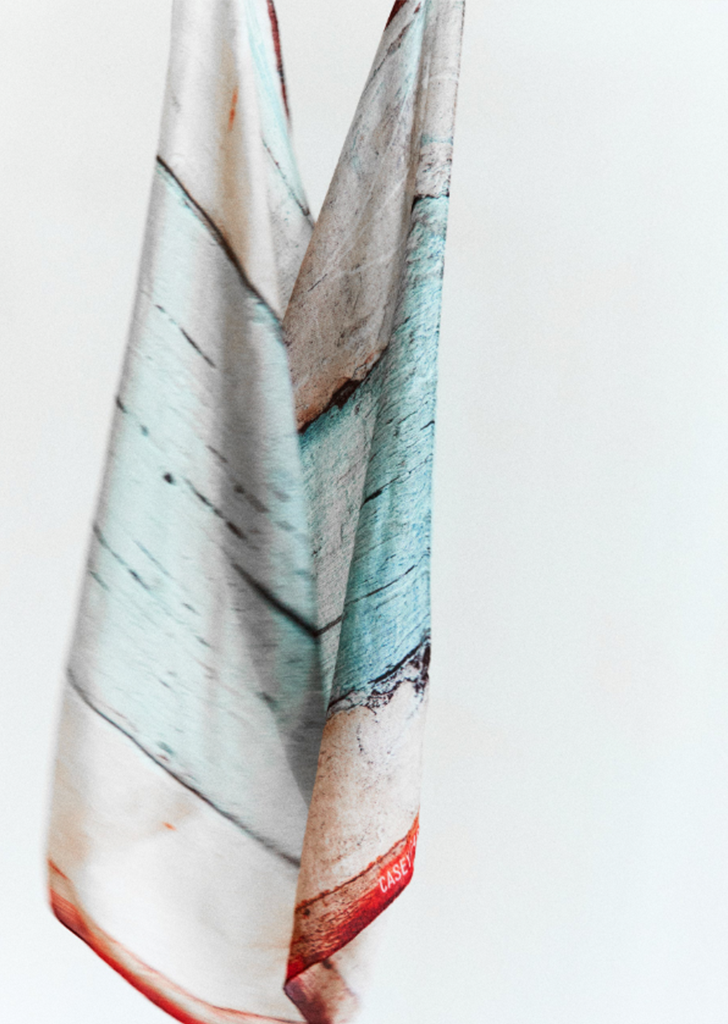 Exclusive Silk Cashmere Scarf — Wood