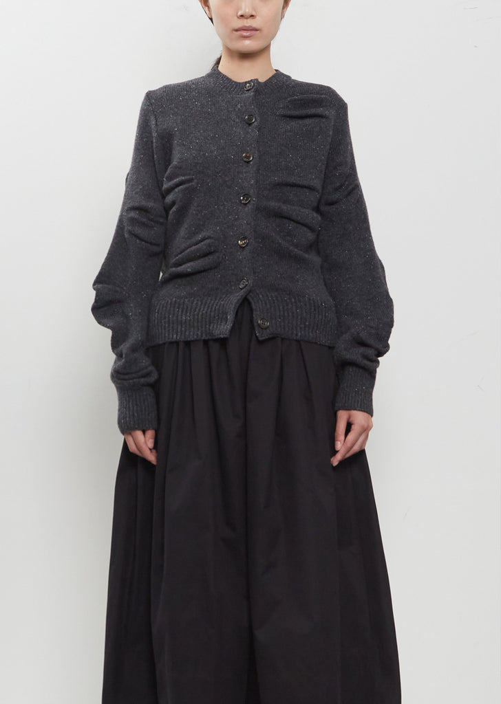 Unstable Nepped Wool Cardigan