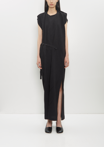 Cotton Blend Pressed Form Dress