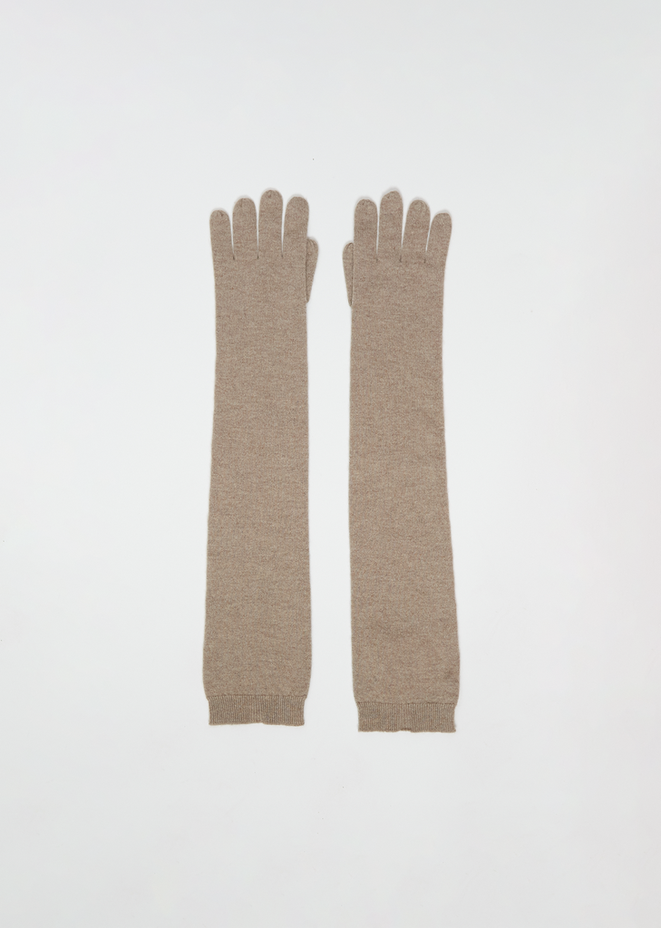 Alta Cashmere Gloves — Sahara Mélange