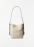 Belted Tote, Small — Dark Linen