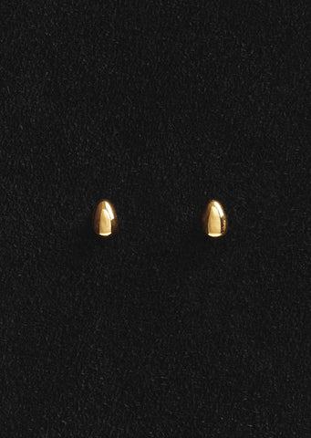 Gold Tiny Egg Studs