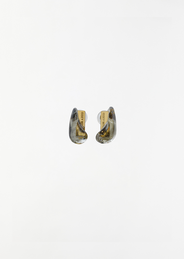 Glass ACC Earrings — Gold