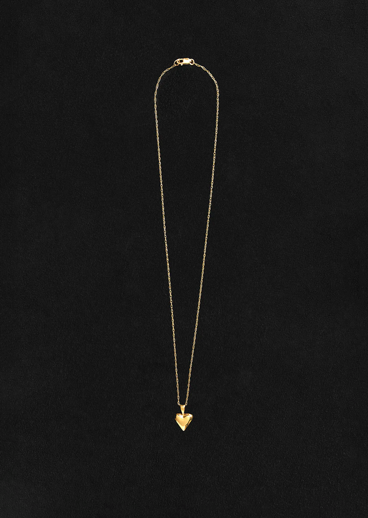 Tiny Heart Pendant — Gold
