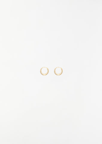 Gold Small Nouveau Hoops