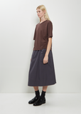 Simple Cotton Linen T-Shirt — Grape
