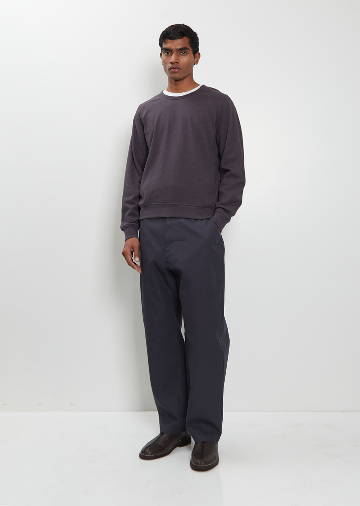 Crew Neck Cotton Wool Sweatshirt