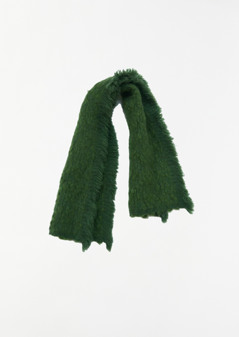 Handspun Dawn Neck Warmer — Pine Green