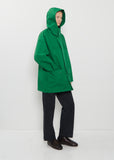 Bonded Cotton Gabardine Blouson — Green