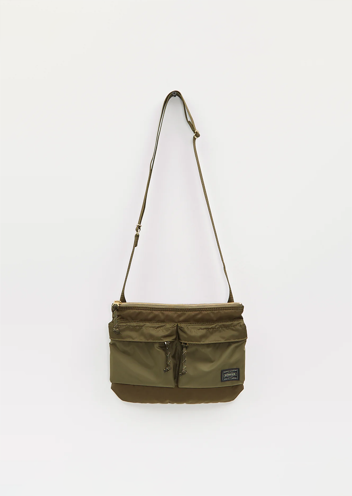 Force Technical Shoulder Bag — Olive Drab – La Garçonne Force Technical Shoulder Bag — Olive Drab – La Garçonne