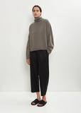 Cashmere Iconic T-Neck Sweater — Storm