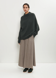 Cashmere Silk Crewneck Kimono Sleeve Sweater
