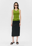 Heirloom Knit Tank — Asparagus