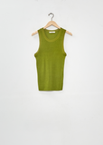 Heirloom Knit Tank — Asparagus