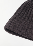 Knit Stitch Hat — Grey