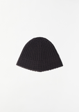 Knit Stitch Hat — Grey