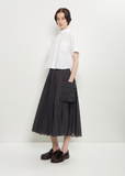 Voile Glen Check Skirt