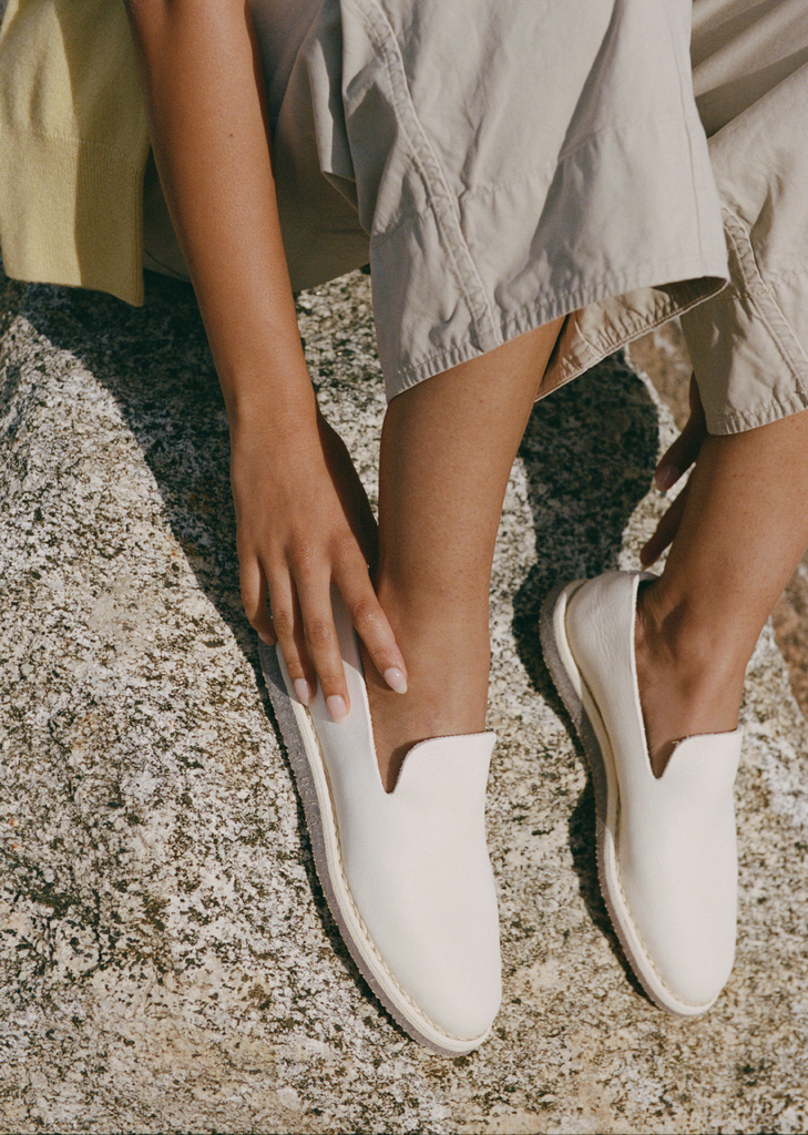 Leather Slip On Loafer