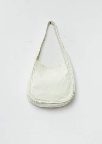 Hobo Leather Bag — White