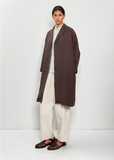 Bulky Tailored Ramie Coat