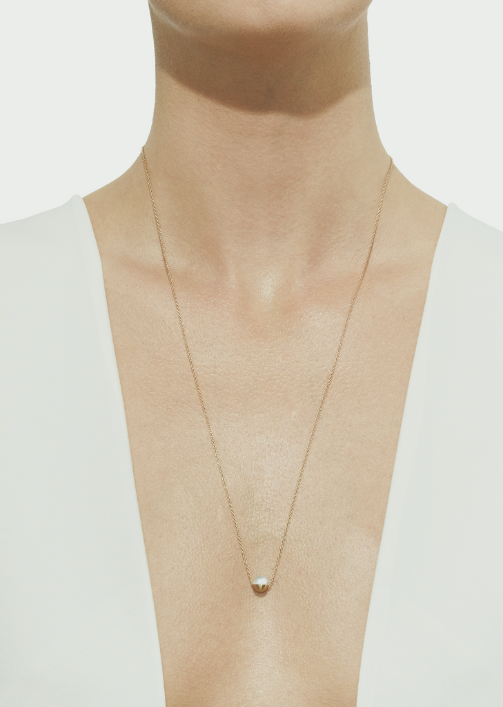 Half Pearl Necklace