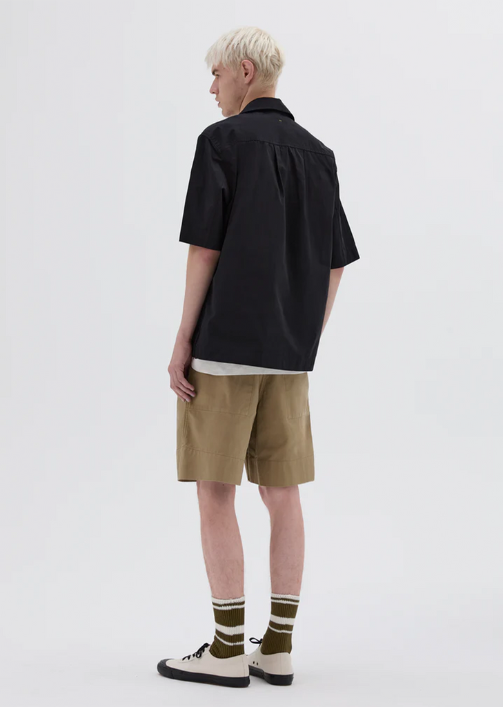 Cotton Half Zip Pull On Shirt
