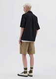 Cotton Half Zip Pull On Shirt