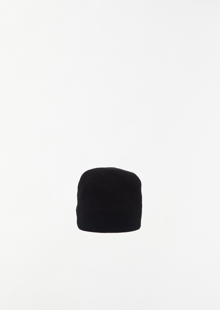Double Edge Wool ZZ Hat — Black