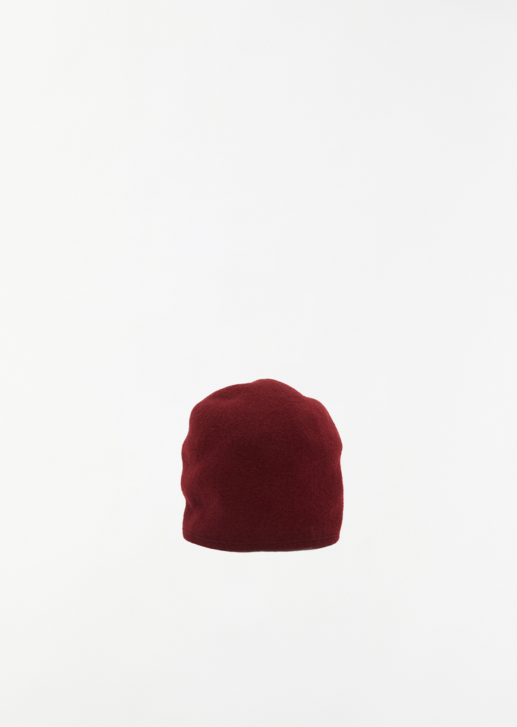 Taiga Wool E Beanie — Burgundy