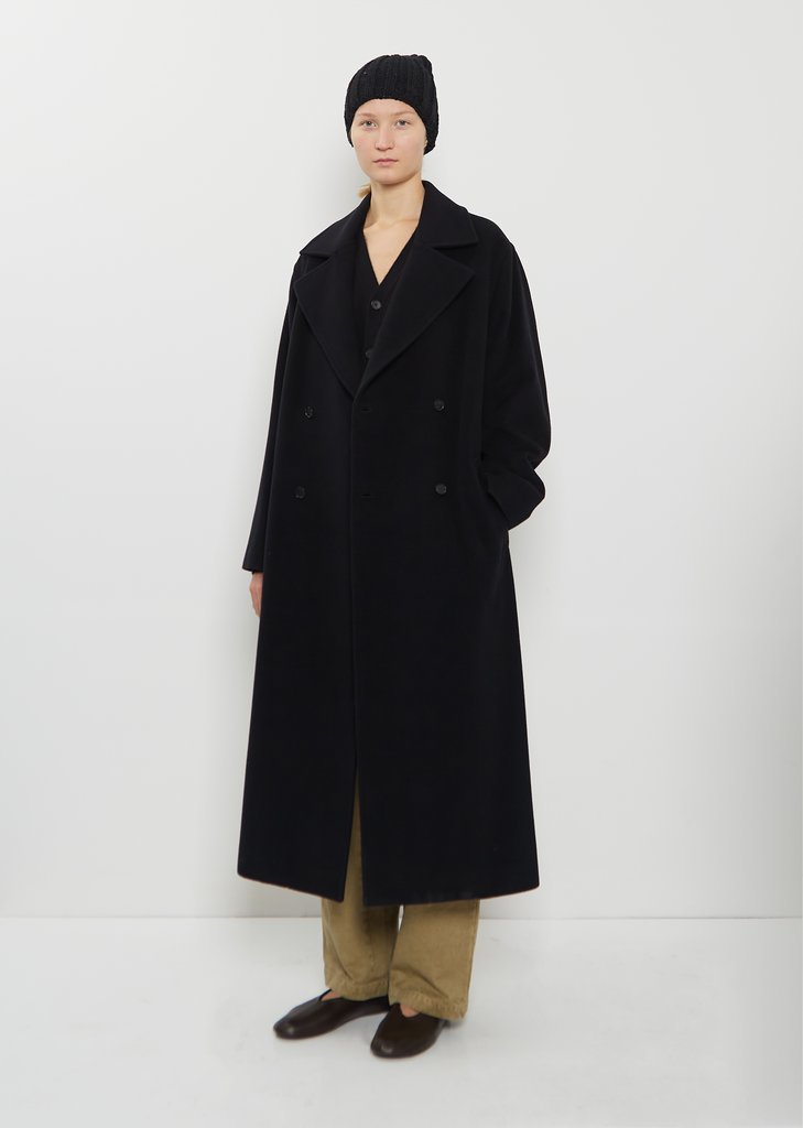 Wool Cashmere Felted Hand Knit Cap