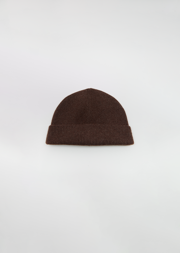 Wool Beanie — Mushroom Melange