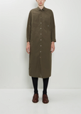Breathing Cotton Shirt Dress