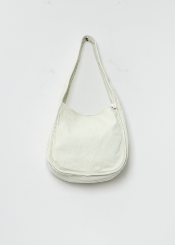 Hobo Leather Bag — White