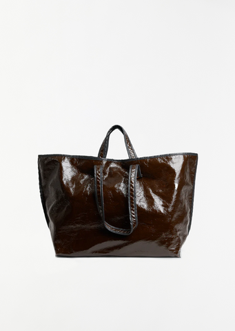 Lacquer Wool Tote