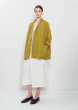 Oversize Crinkled Cotton Jacket