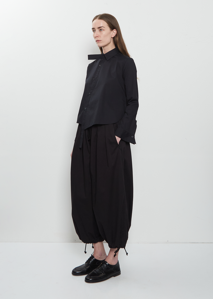 Cuff Detail Cotton Shirt