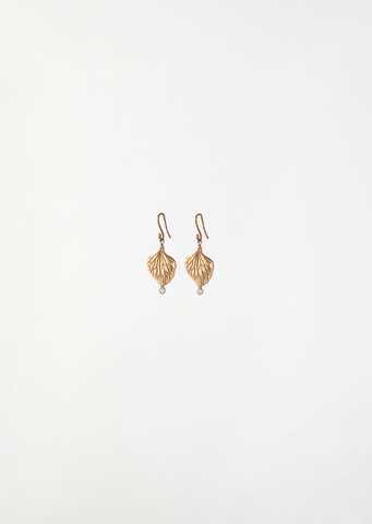 Hydrangea Petal Diamond Earrings