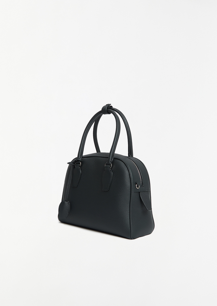 India 10.00 - Lux Grain Leather — Dark Pine Ans