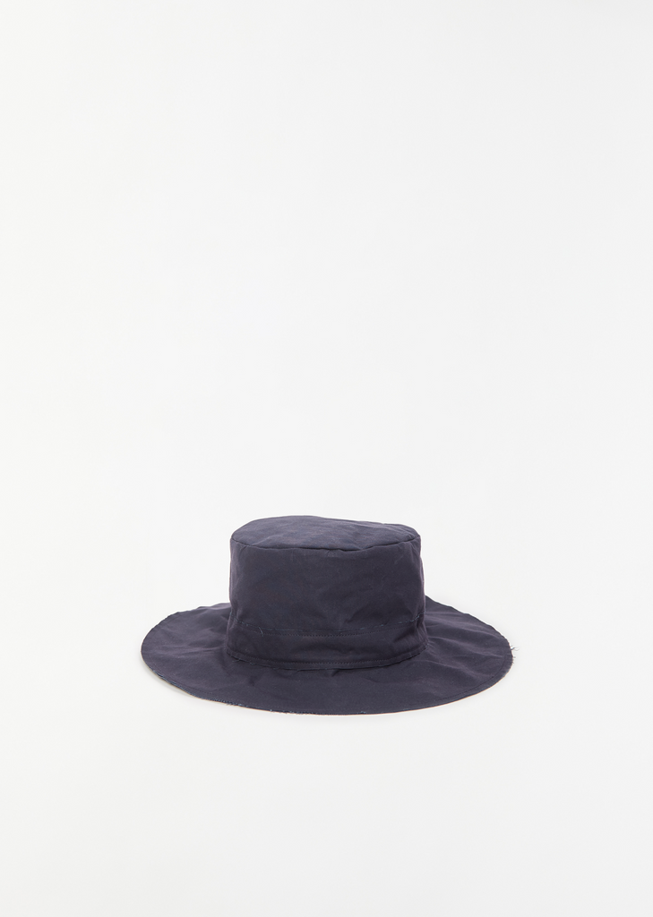 Waxed Cotton Walk Time WXC-CB Hat — Dark Indigo