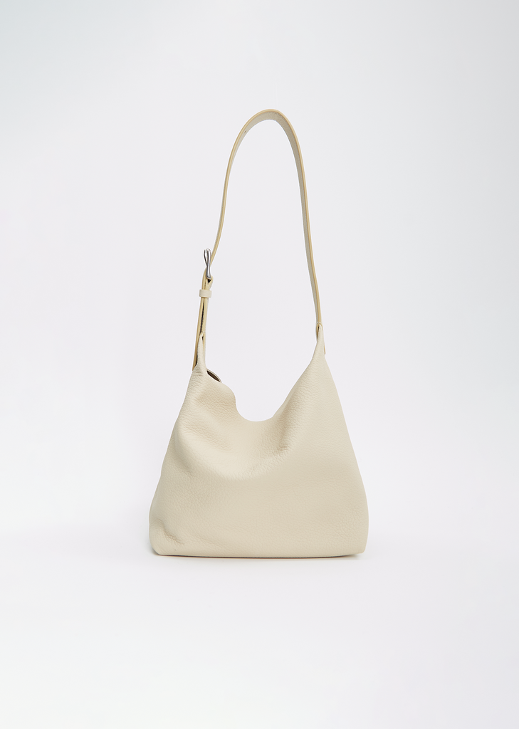 Isa Leather Bag — Porcelain