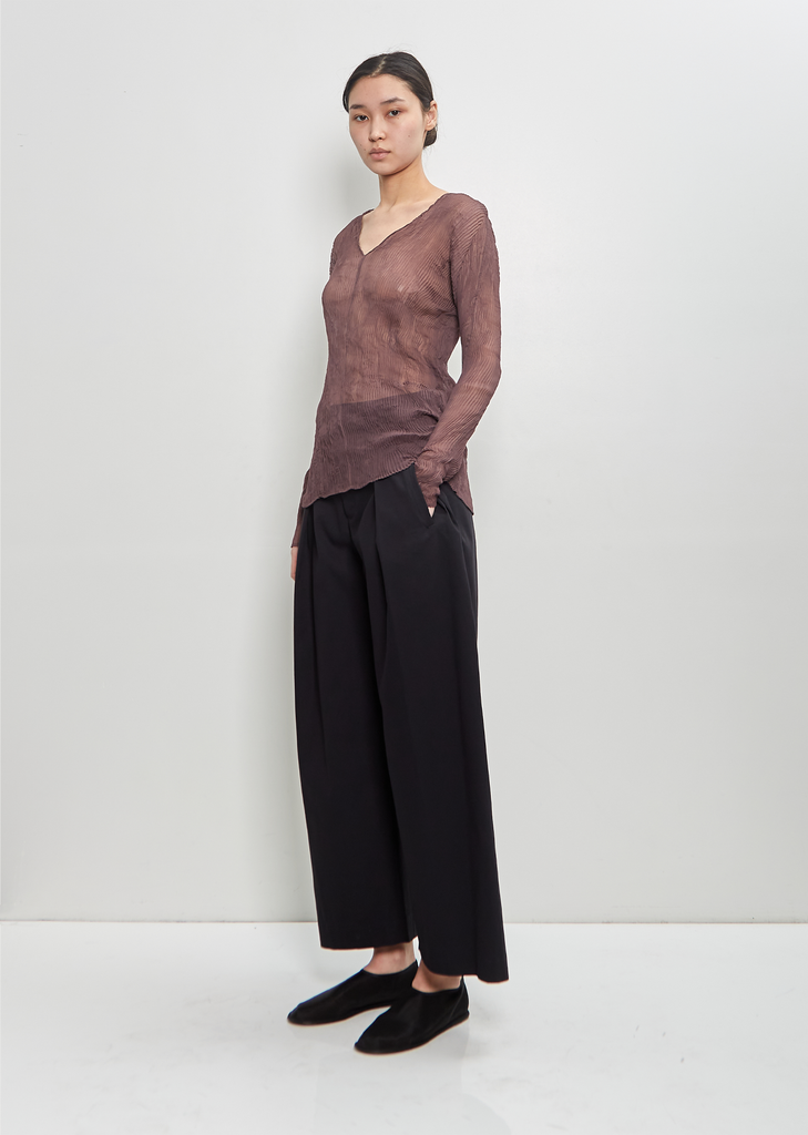 Paper Cotton Grainy Washi Pants