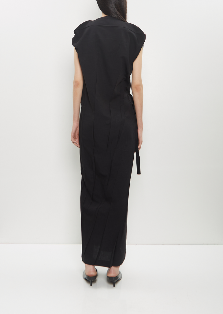 Cotton Blend Pressed Form Dress