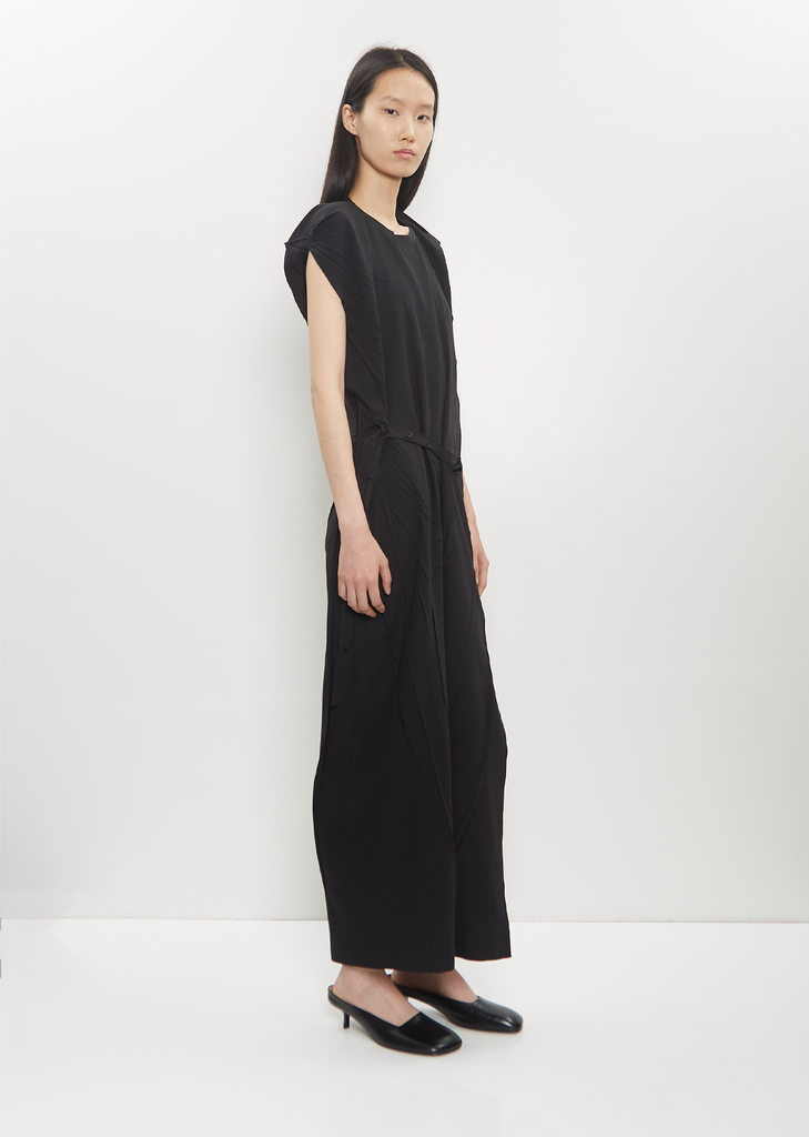 Cotton Blend Pressed Form Dress