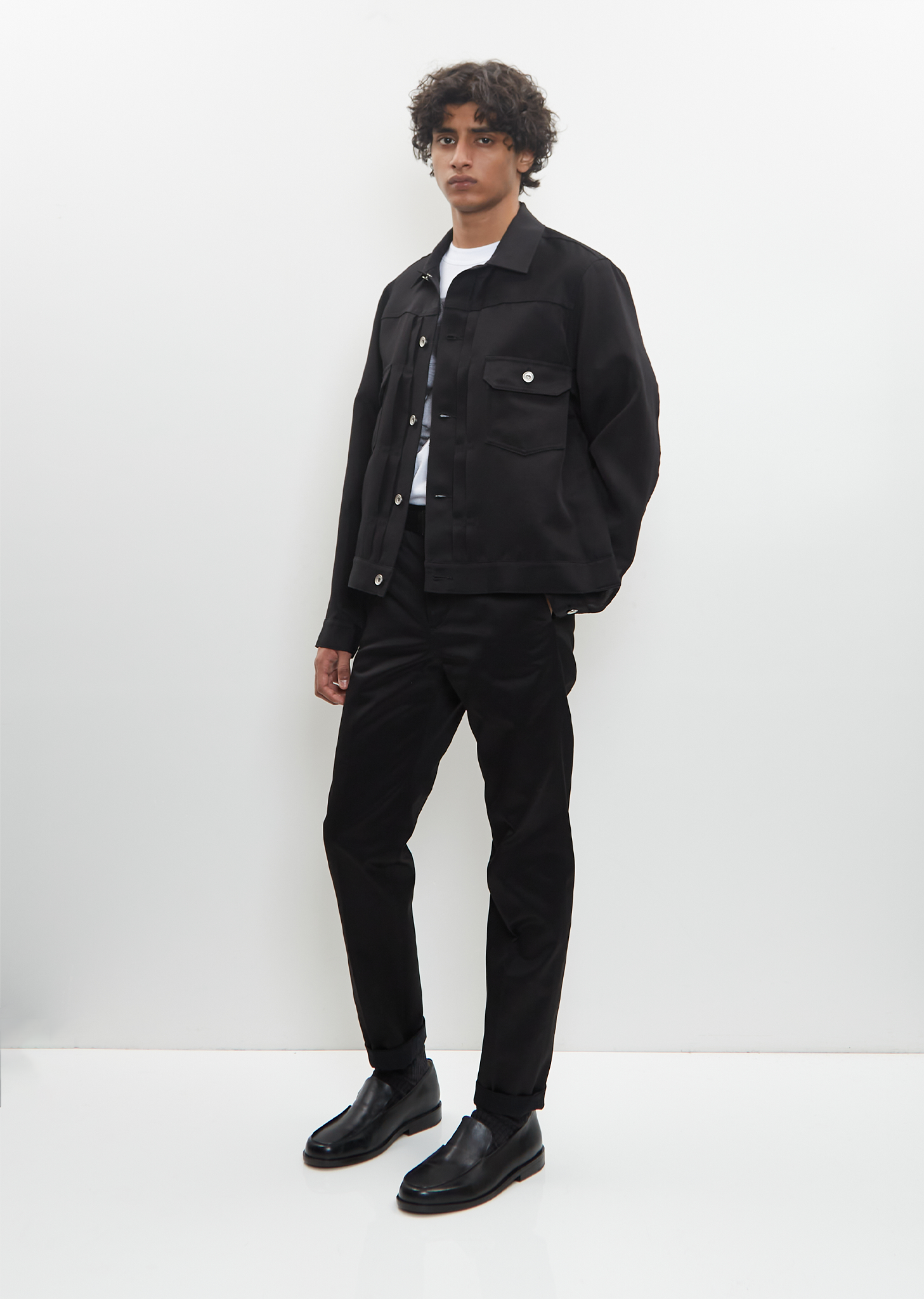 Double Faced Silk Cotton Jacket – La Garçonne Double Faced Silk Cotton Jacket – La Garçonne