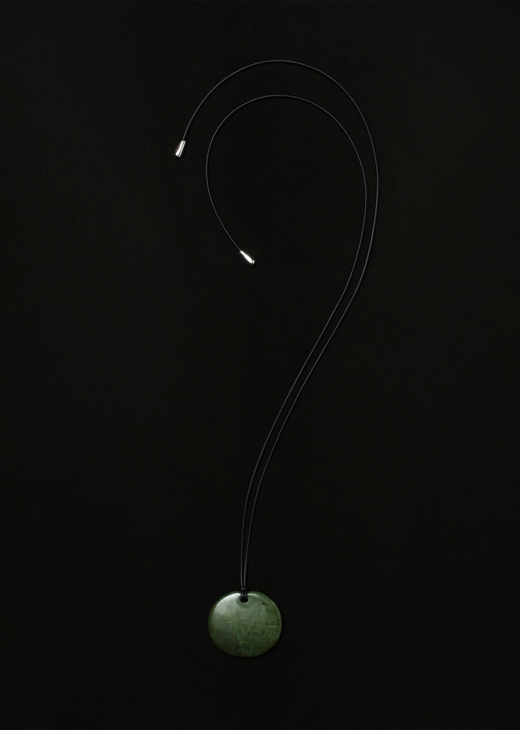 Medium Jade Full Moon Pendant