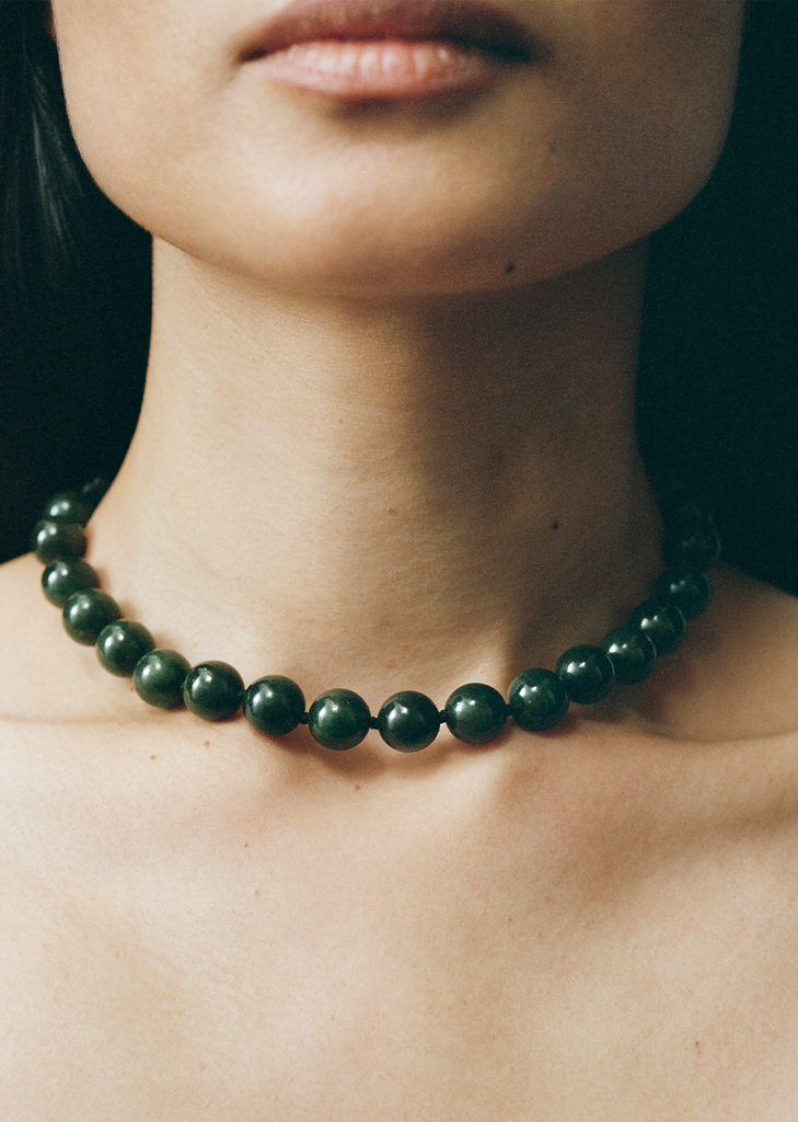 Jade Everyday Boule Collar