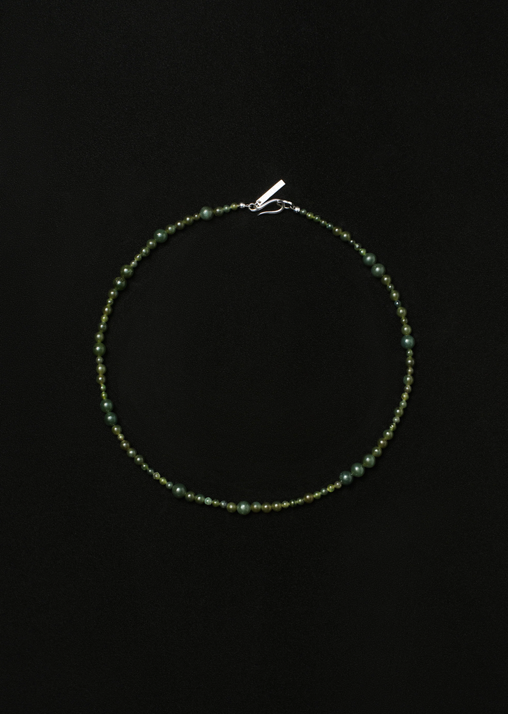 Jade Constellation Necklace 16"