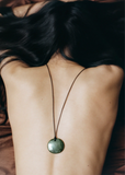 Medium Jade Full Moon Pendant
