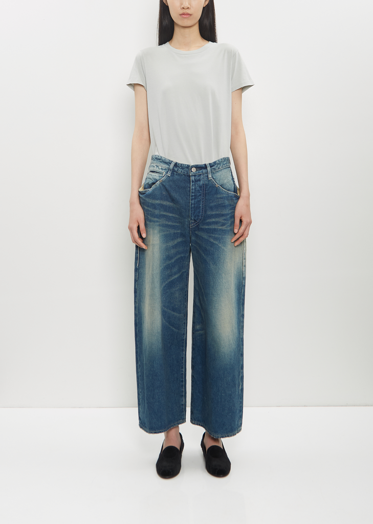Always Always Cotton Linen Straight Denim