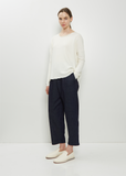 Stretch Jersey Sweater — Milk